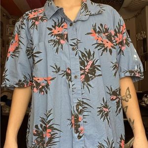 Hawaiian button down shirt